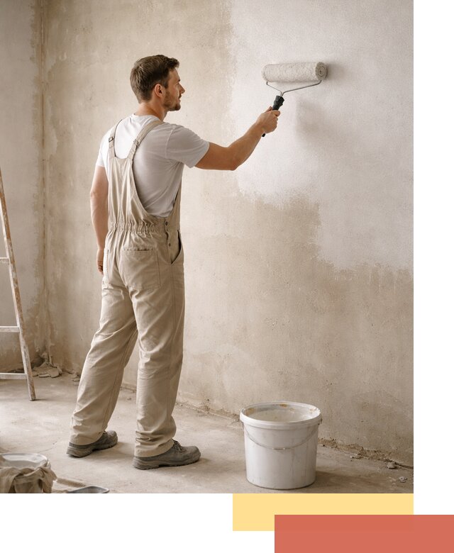 Грунтовка стен под отделку в Орске профессиональным раствором