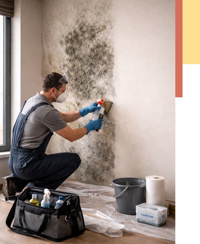 Удаление плесени со стен в Орске от 2223 руб. — быстро и недорого | ОТДЕЛОЧНИК-Рск