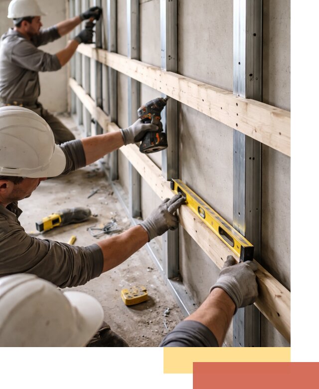 Устройство обрешетки под панели в Орске