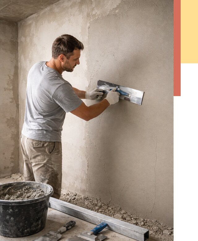 Штукатурка стен без маяков в Орске от 7445 руб/м2 — услуги и цена | ОТДЕЛОЧНИК-Рск