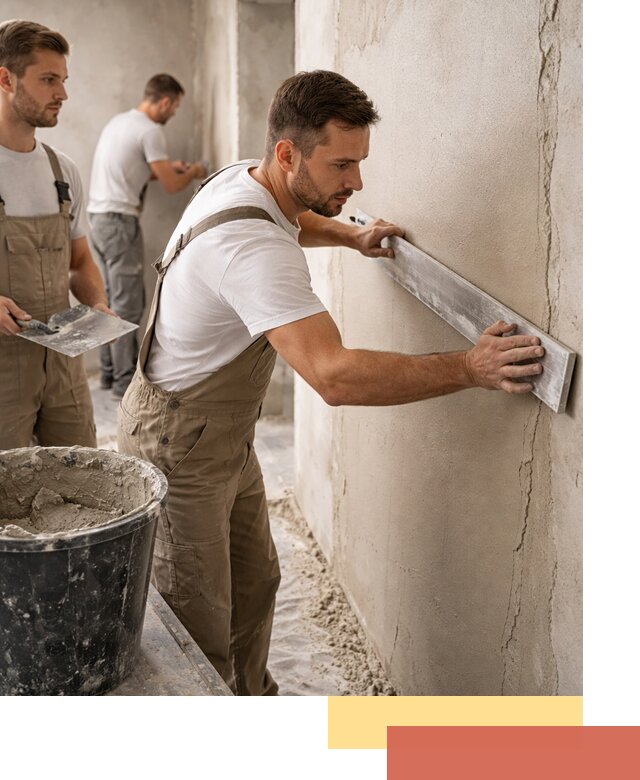 Штукатурка стен без маяков в Орске быстро и качественно