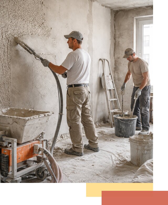 Машинная штукатурка стен в Орске — быстро и качественно