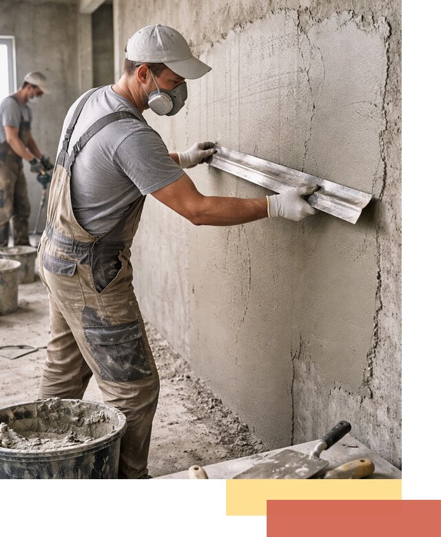 Штукатурка бетонных стен в Орске качественно и долговечно