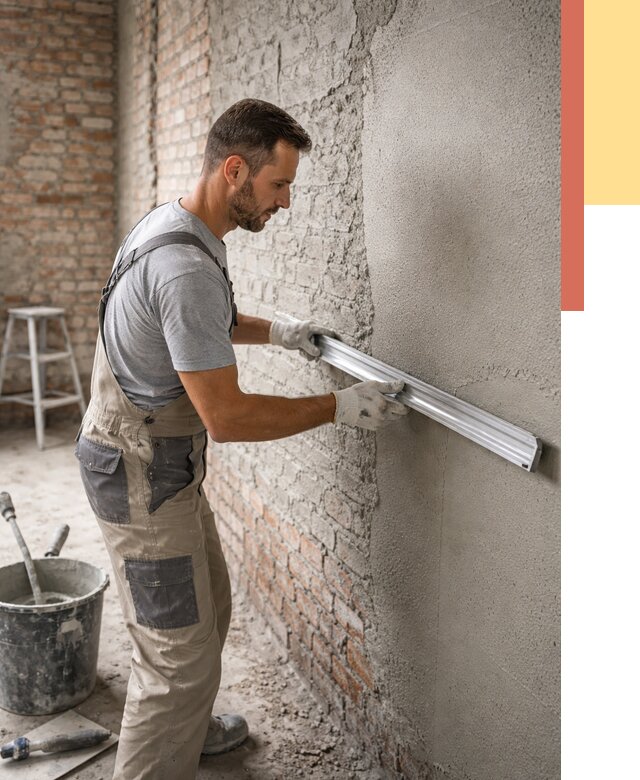 Штукатурка кирпичных стен в Орске от 4653 руб/м2 — быстро и недорого | ОТДЕЛОЧНИК-Рск