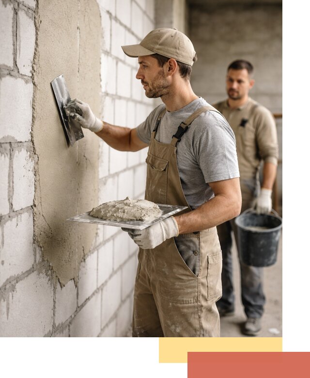 Штукатурка стен из газобетона в Орске под ключ