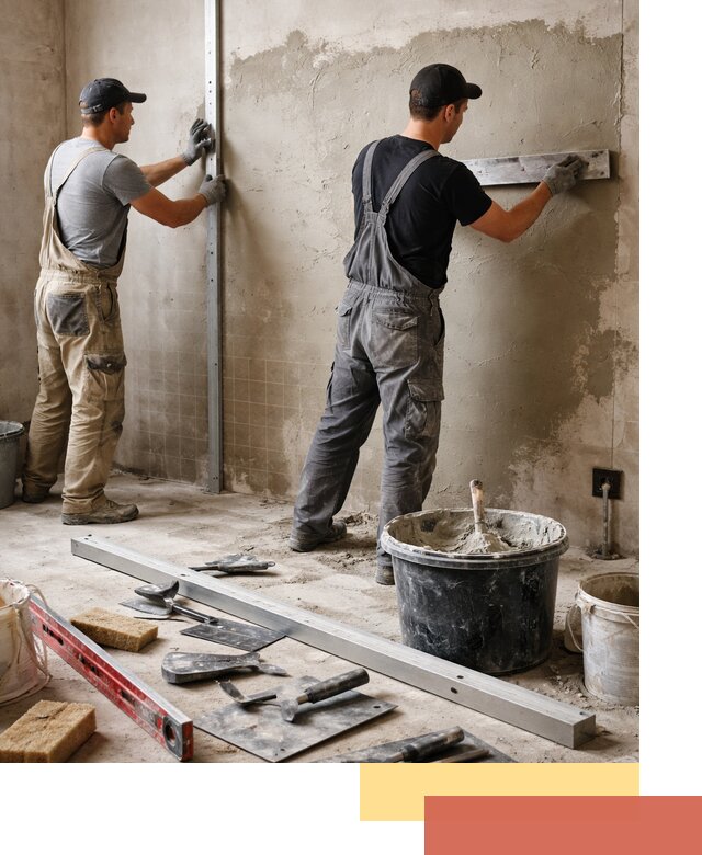 Профессиональная штукатурка стен под плитку в Орске