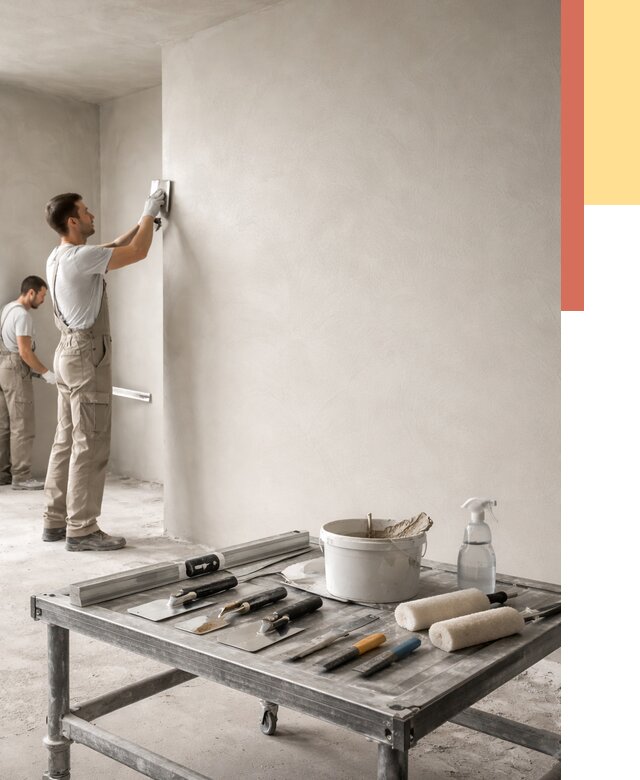 Штукатурка стен под покраску в Орске от 4653 руб./м² — качественно и недорого | ОТДЕЛОЧНИК-Рск