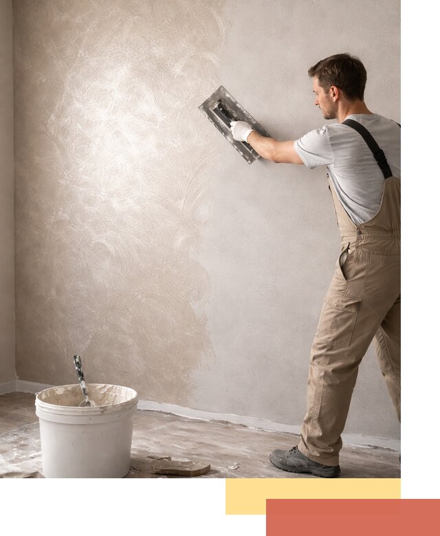 Декоративная штукатурка «Мокрый шелк» под ключ в Орске