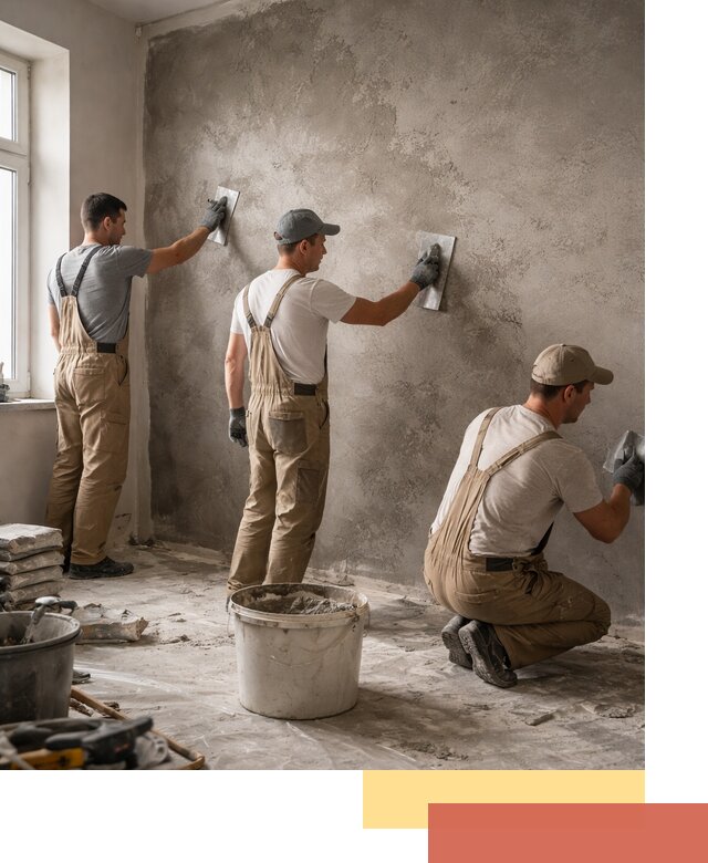 Декоративная штукатурка под бетон в Орске для стен и потолков