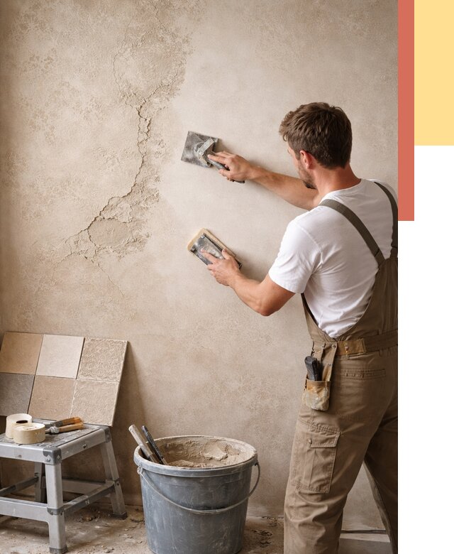 Ремонт декоративной штукатурки в Орске от 4653 руб. под ключ | ОТДЕЛОЧНИК-Рск