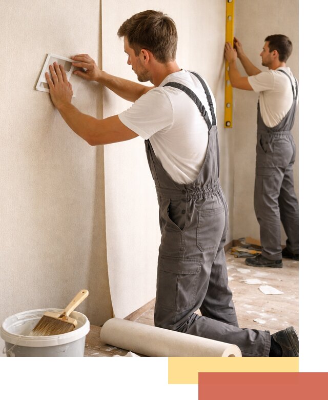 Поклейка бумажных обоев в Орске качественно и недорого