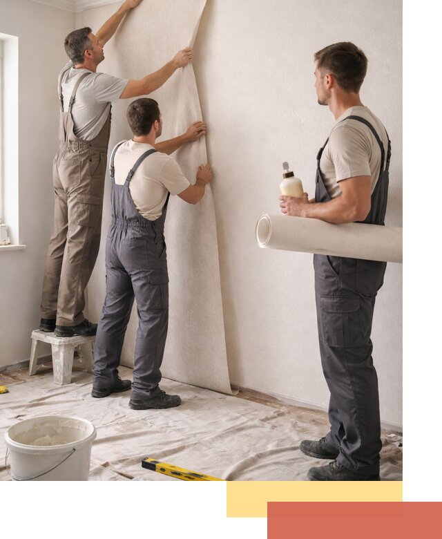 Оклейка стен обоями в Орске — качественно и профессионально