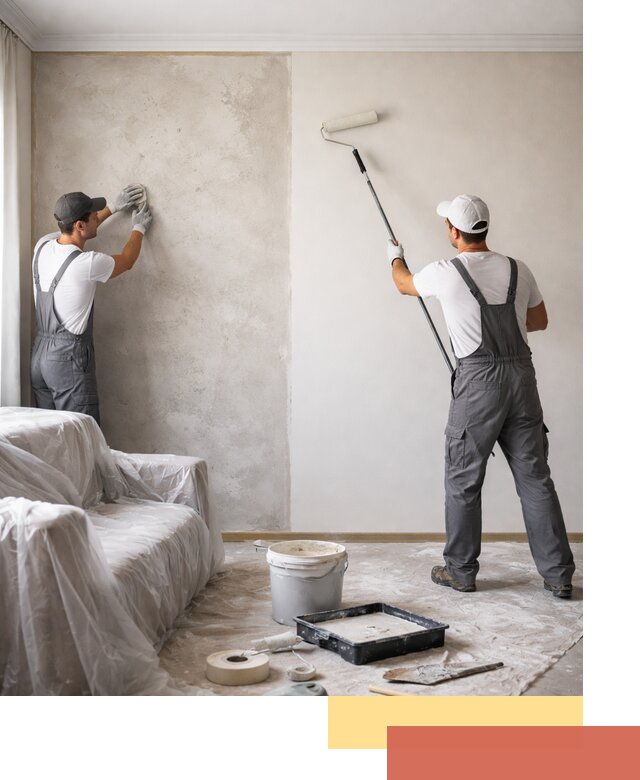 Покраска стен антивандальной краской в Орске