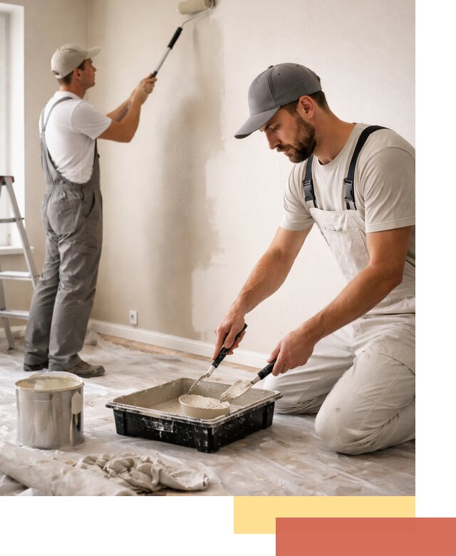 Покраска стен в квартире в Орске — профессионально и аккуратно