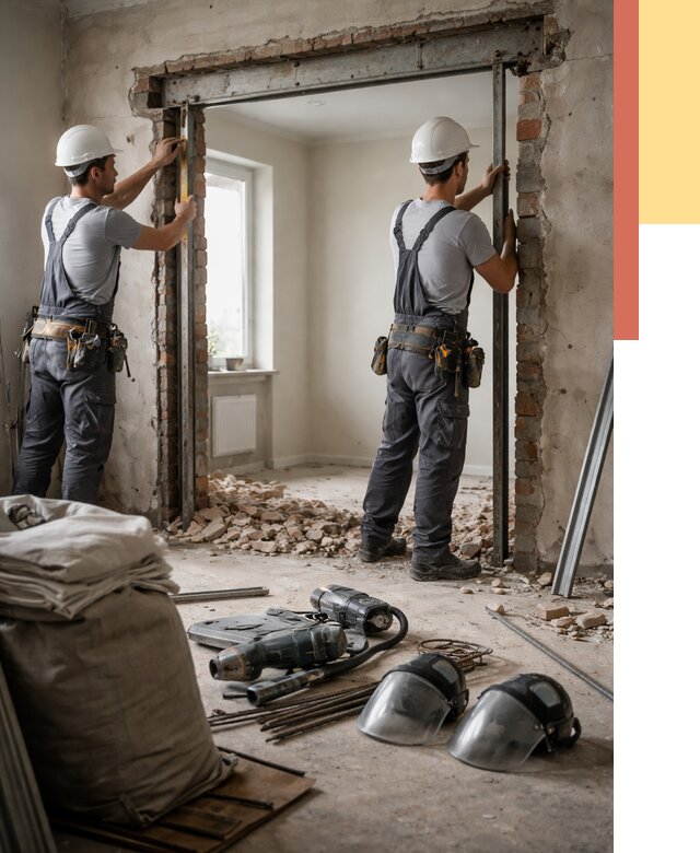 Расширение дверного проема в Орске от 12925 руб. под ключ | ОТДЕЛОЧНИК-Рск