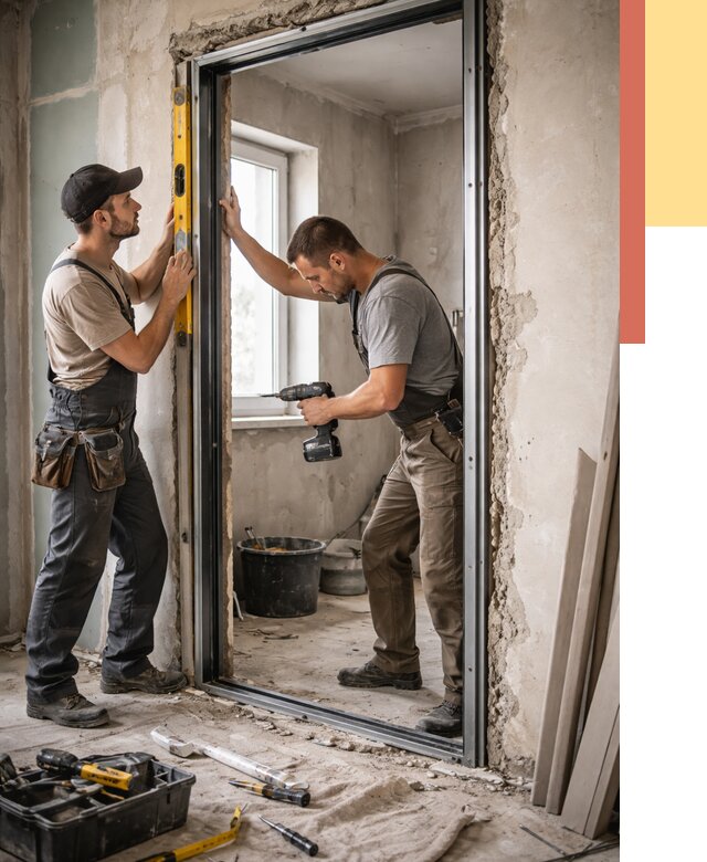 Закладка дверного проема в Орске от 3619 руб. — быстро и недорого | ОТДЕЛОЧНИК-Рск