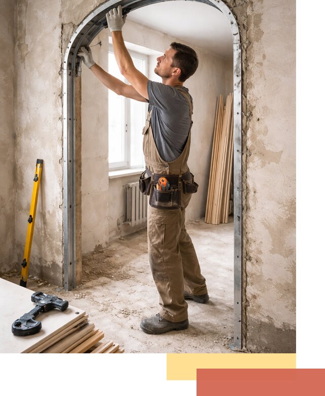 Устройство арочного проема в Орске под ключ