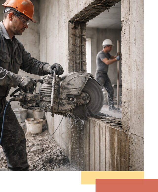 Алмазная резка проемов в Орске быстро и точно