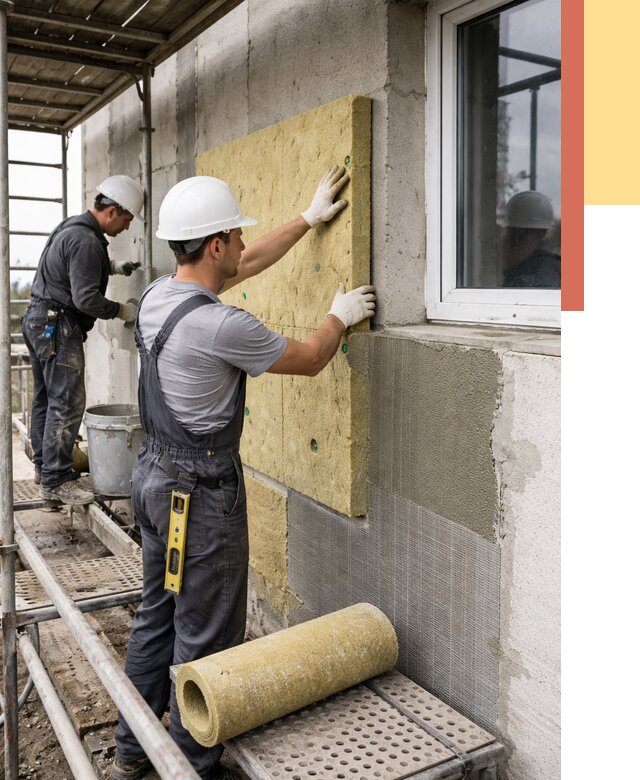 Утепление стен в Орске от 4446 руб. под ключ — быстро и недорого | ОТДЕЛОЧНИК-Рск