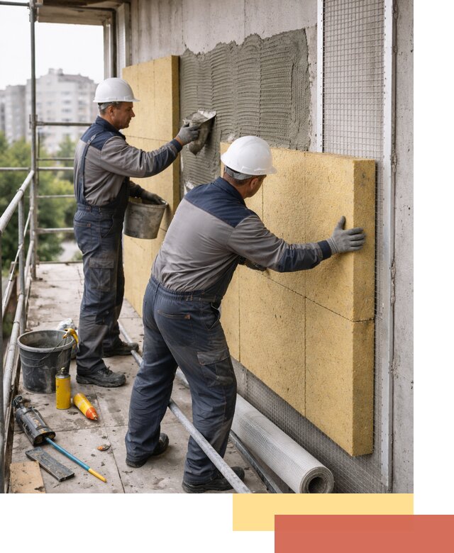 Утепление стен зданий и домов в Орске качественно и надежно