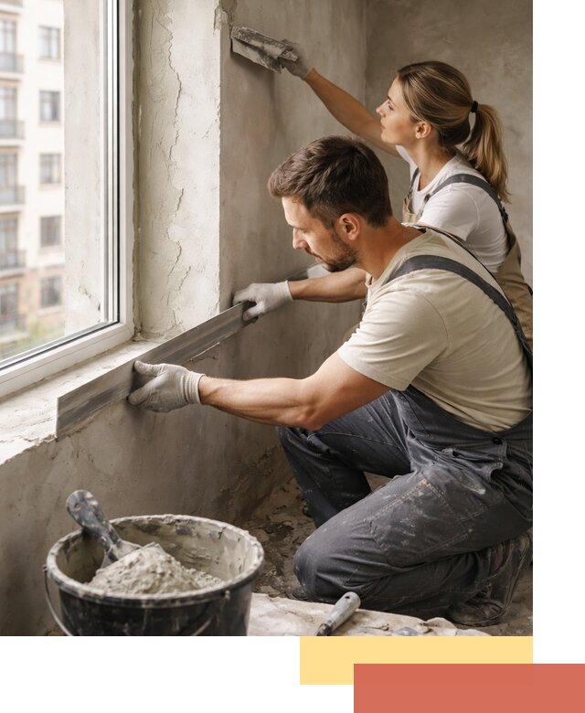 Штукатурка откосов дверей и окон профессионально в Орске