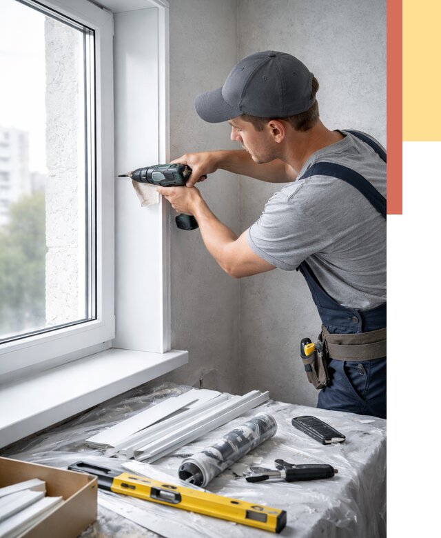 Установка пластиковых откосов в Орске от 2327 руб. | ОТДЕЛОЧНИК-Рск монтаж, быстро и недорого