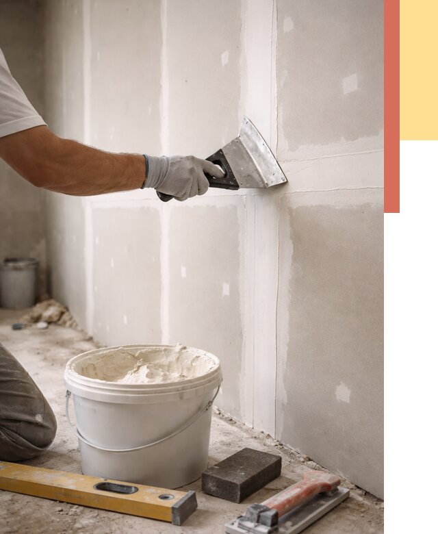 Шпаклевка перегородок из гипсокартона в Орске от 2585 руб. — услуги ОТДЕЛОЧНИК-Рск