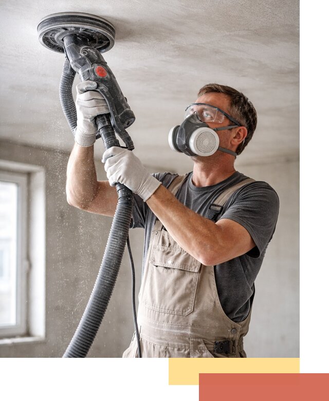 Шлифовка потолка в Орске — качественная подготовка под отделку