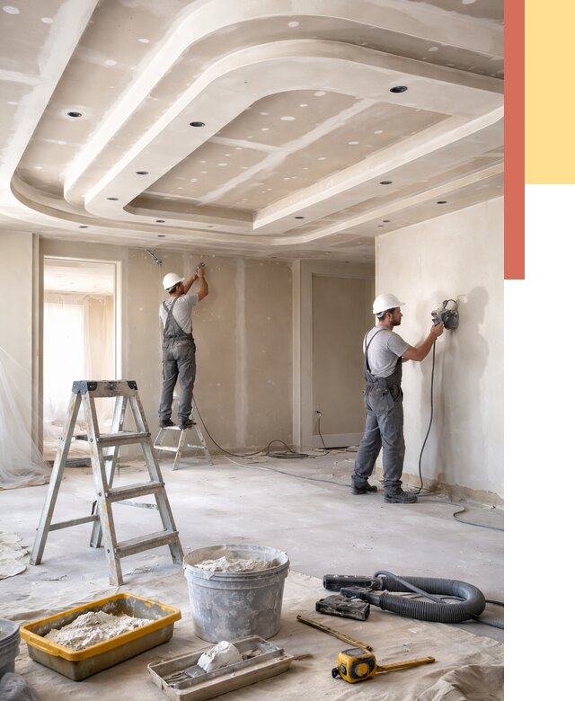 Многоуровневый потолок из гипсокартона в Орске от 776 руб. под ключ | ОТДЕЛОЧНИК-Рск