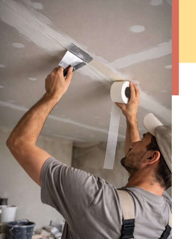 Обработка швов потолка ГКЛ в Орске от 7755 руб. под ключ | ОТДЕЛОЧНИК-Рск