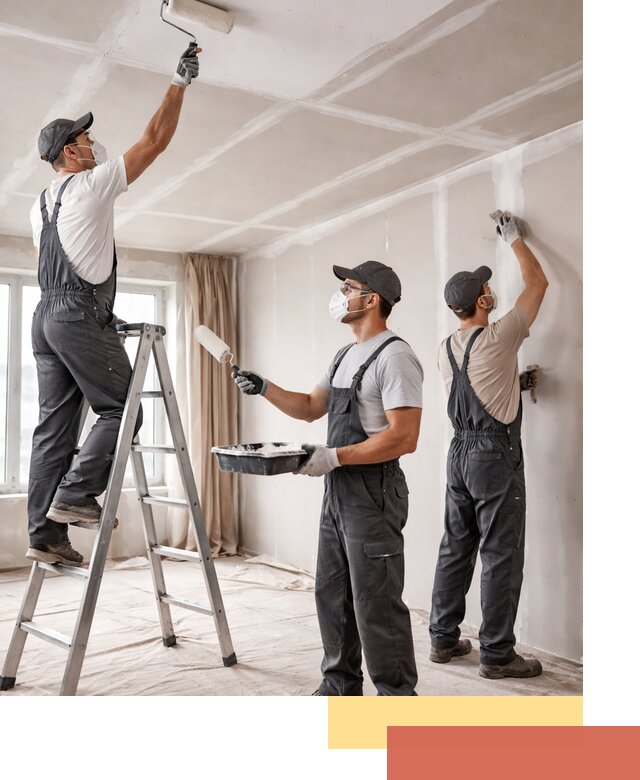 Покраска потолка из гипсокартона в Орске качественно и недорого