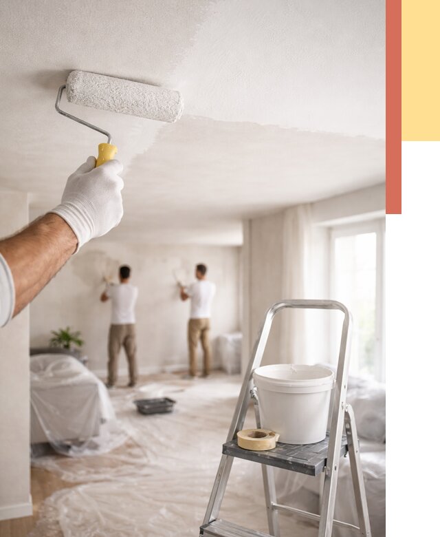 Покраска потолка акриловой краской в Орске от 2585 руб. | ОТДЕЛОЧНИК-Рск