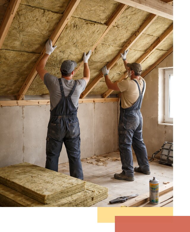 Утепление потолка минеральной ватой в Орске