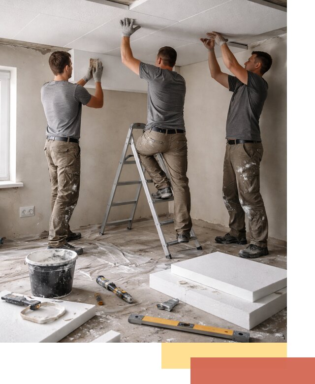 Утепление потолка пенопластом в Орске быстро и качественно