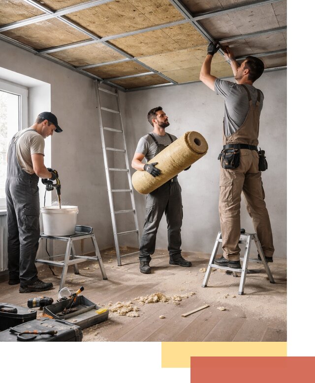 Шумоизоляция потолка в Орске: профессиональный монтаж и отделка