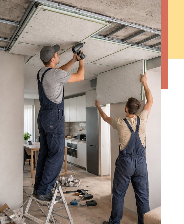 Шумоизоляция потолка панелями зипс в Орске от 1913 руб. под ключ | ОТДЕЛОЧНИК-Рск